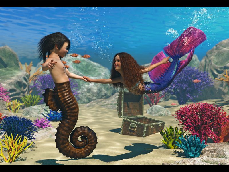 The Mermaid and the Seahorse